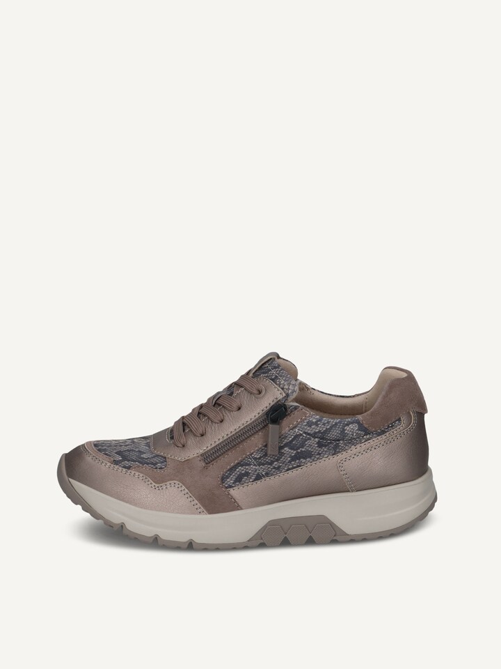 Caprice, Ledersneaker - beige TAUPE COMB
