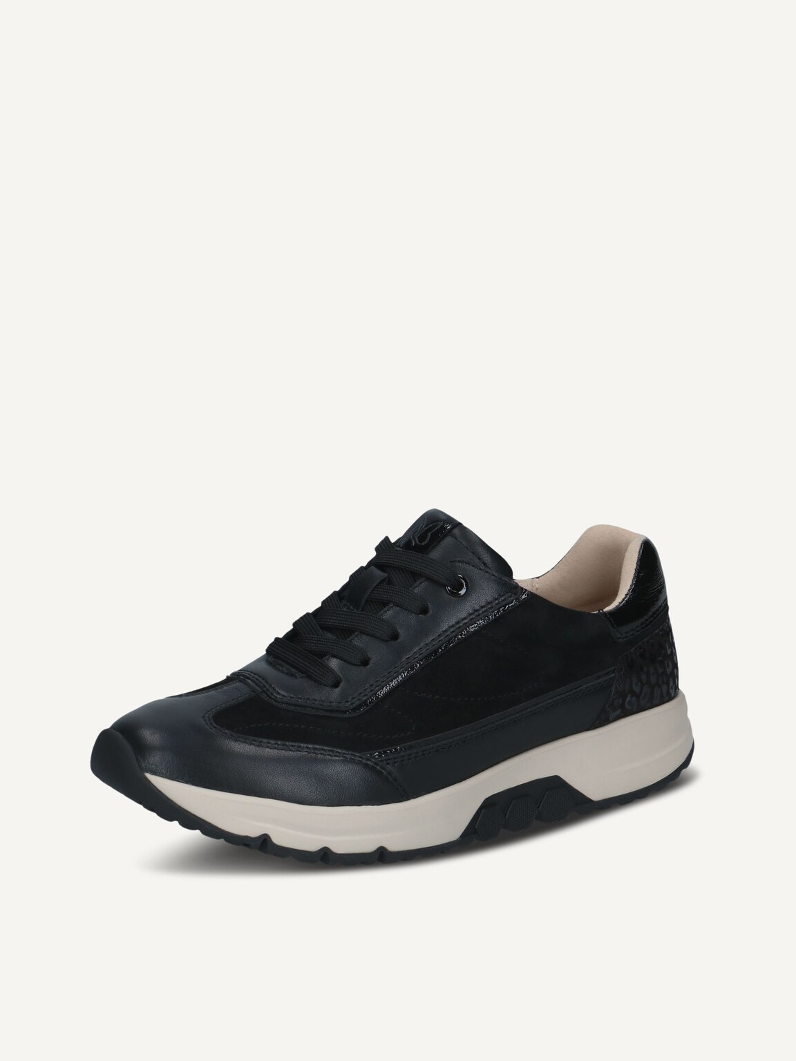 Caprice, Leather Sneaker - black BLACK COMB, image 1 of 5