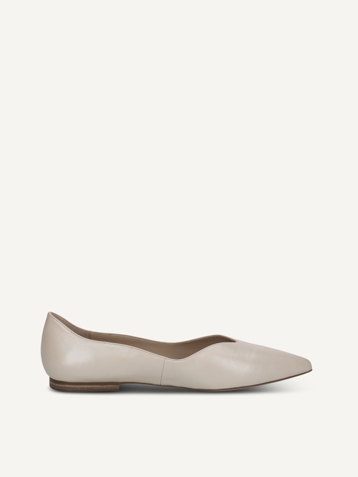 Caprice, Leather Ballerina - beige CREAM PERLATO, image 3 of 5