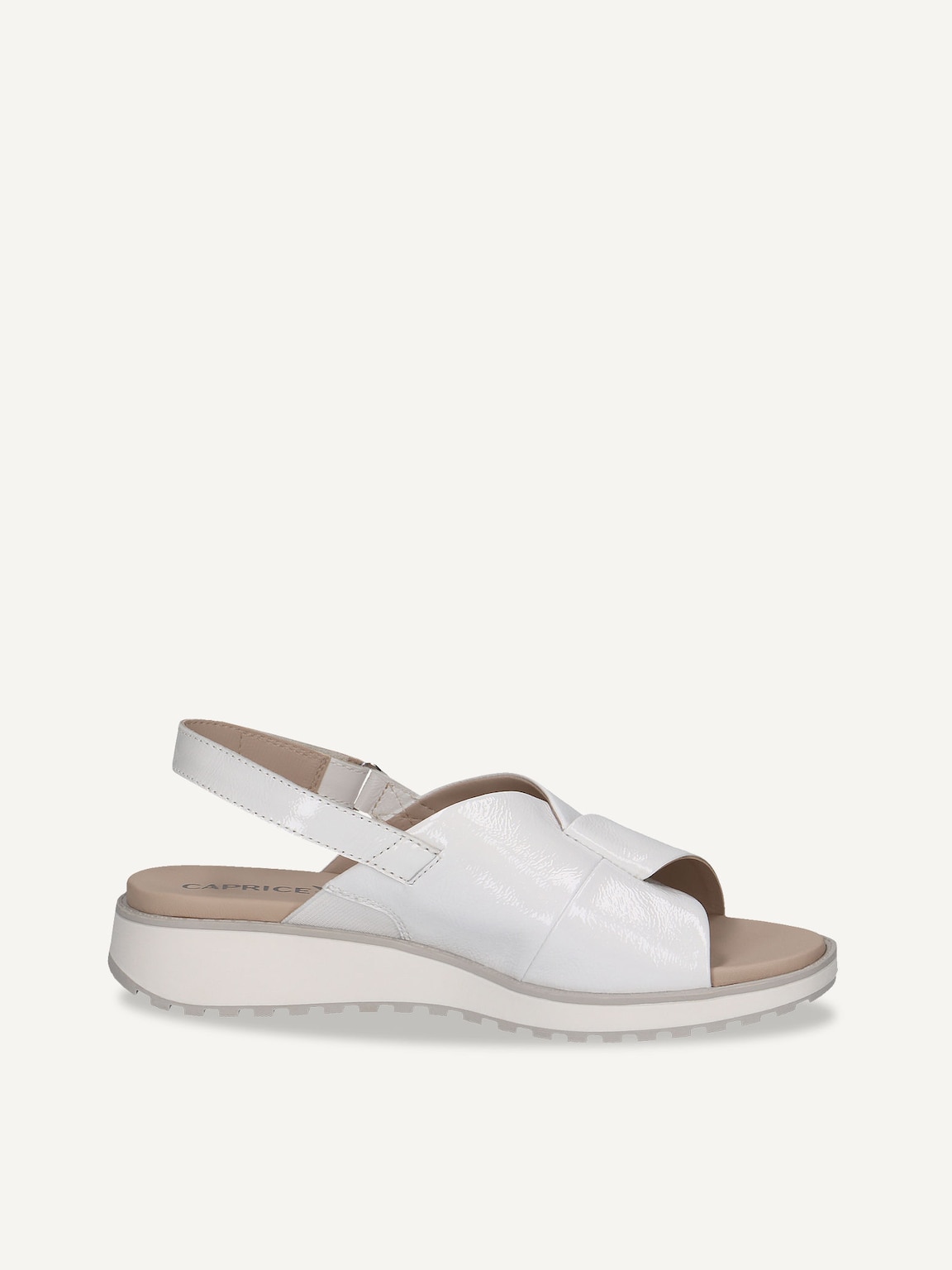 Caprice, Leather Sandal - white WHITE NAPLAK, image 3 of 5