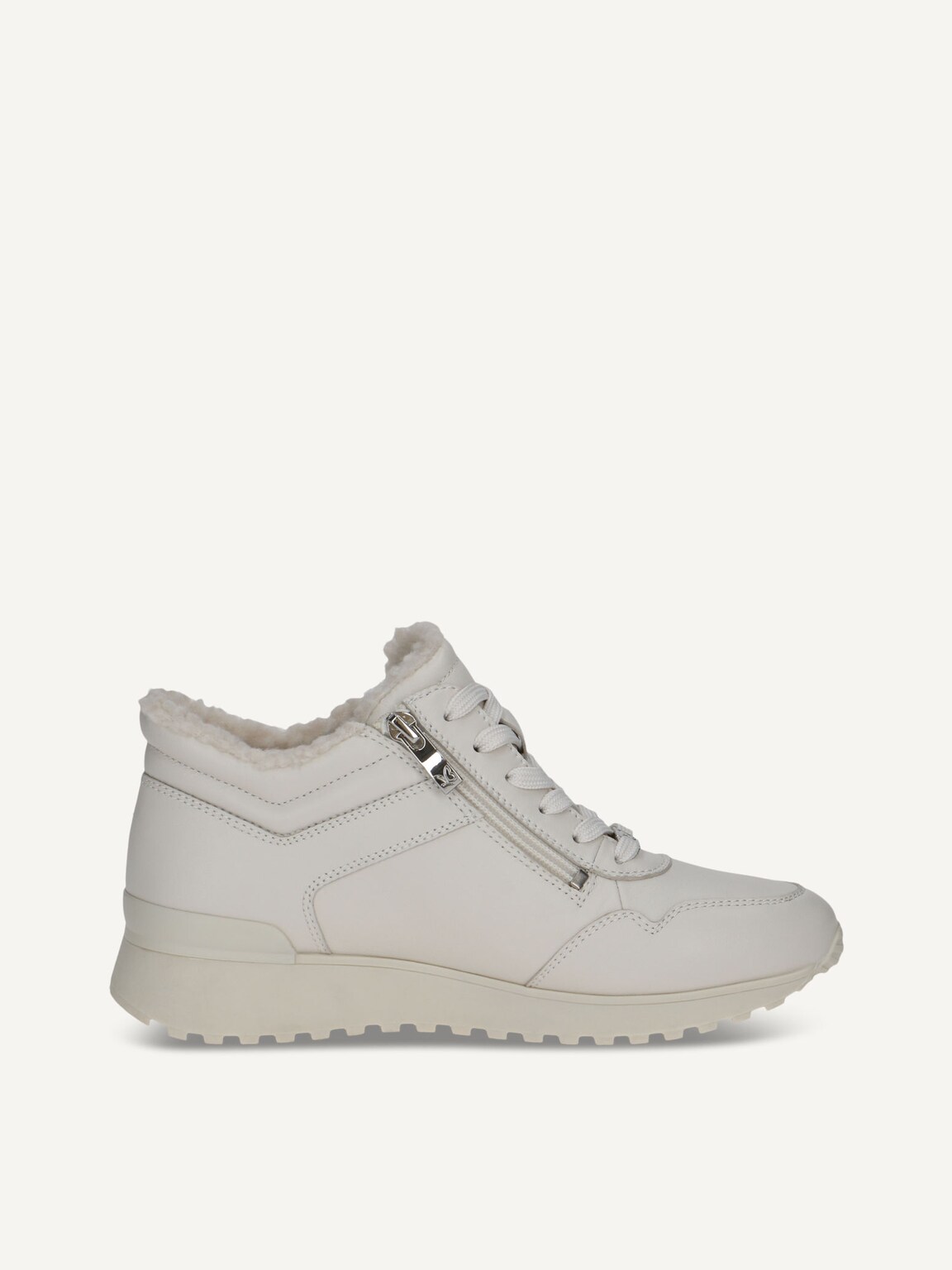 Caprice, Leather Sneaker - white warm lining OFFWHITE NAPPA, image 4 of 6