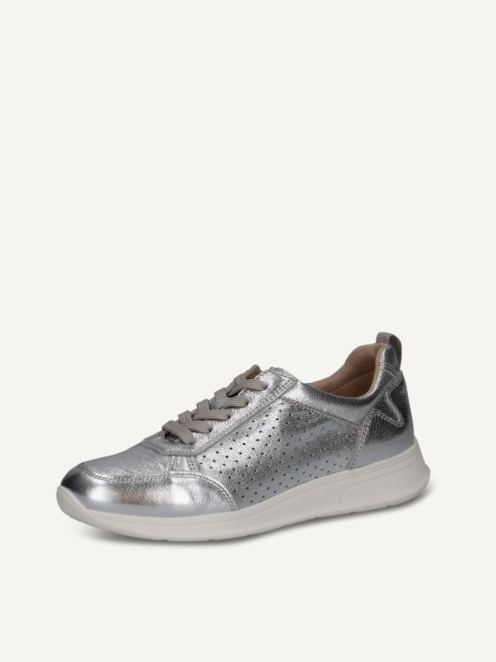 Caprice, Basket en cuir - argent SILVER METAL., image 2 sur 5