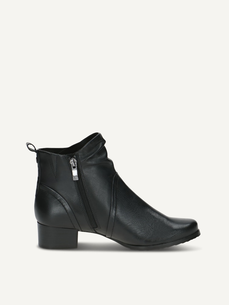 Caprice, Bottine en cuir - noir BLACK NAPPA, image 3 sur 5