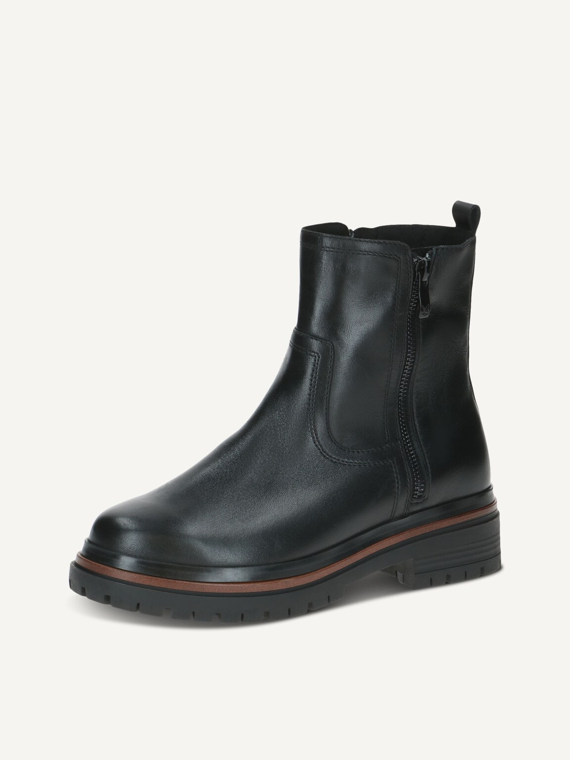 Caprice, Leather Bootie - black BLACK NAPPA, image 1 of 5