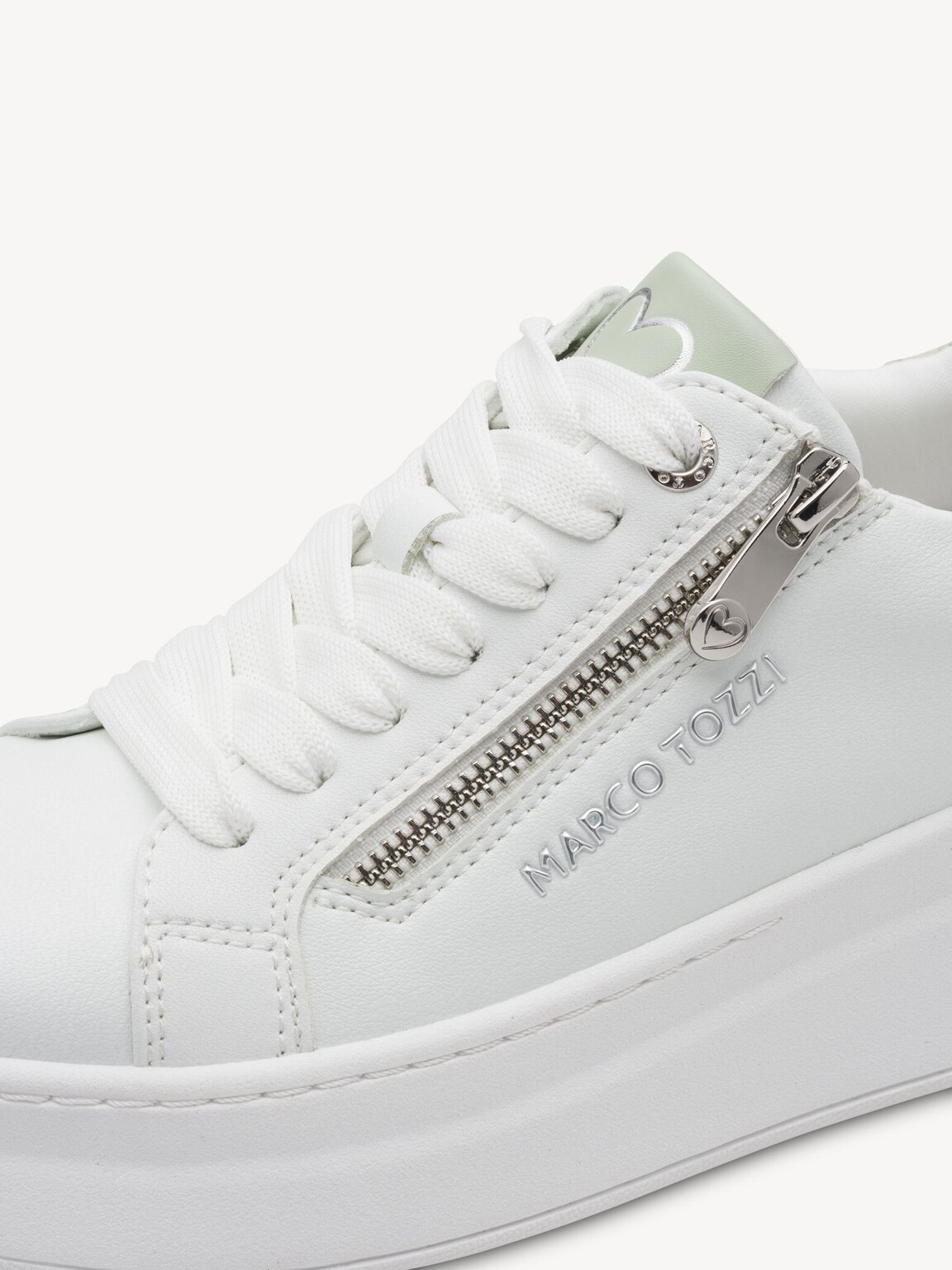 Marco Tozzi, Sneaker - bianco WHITE/MATCHA, immagine 5 di 6