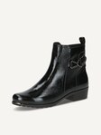Not selected, Caprice, Leather Bootie - black BLACK NAPLAK