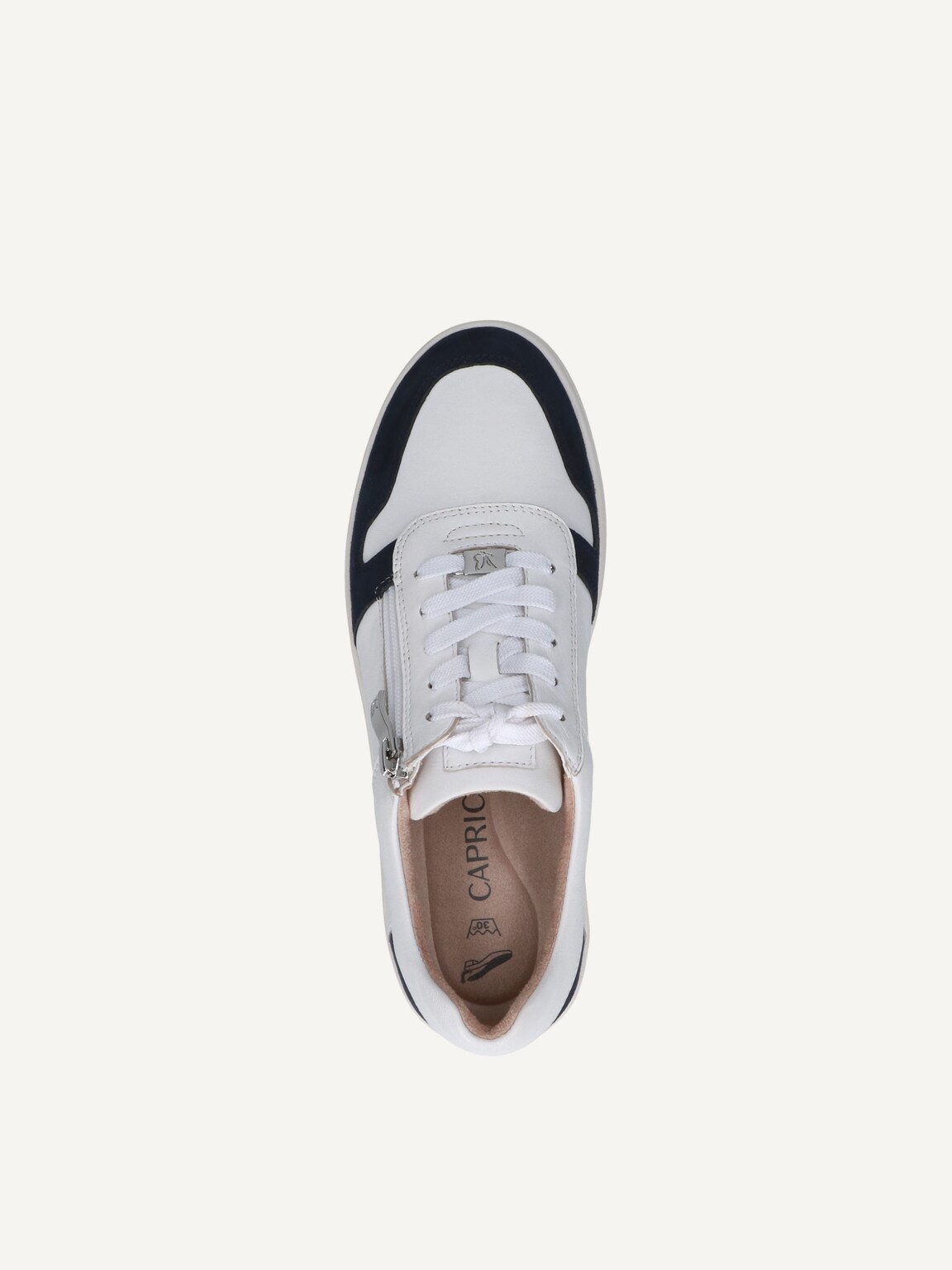 Caprice, Leather Sneaker - offwhite WHITE COMB, image 5 of 5