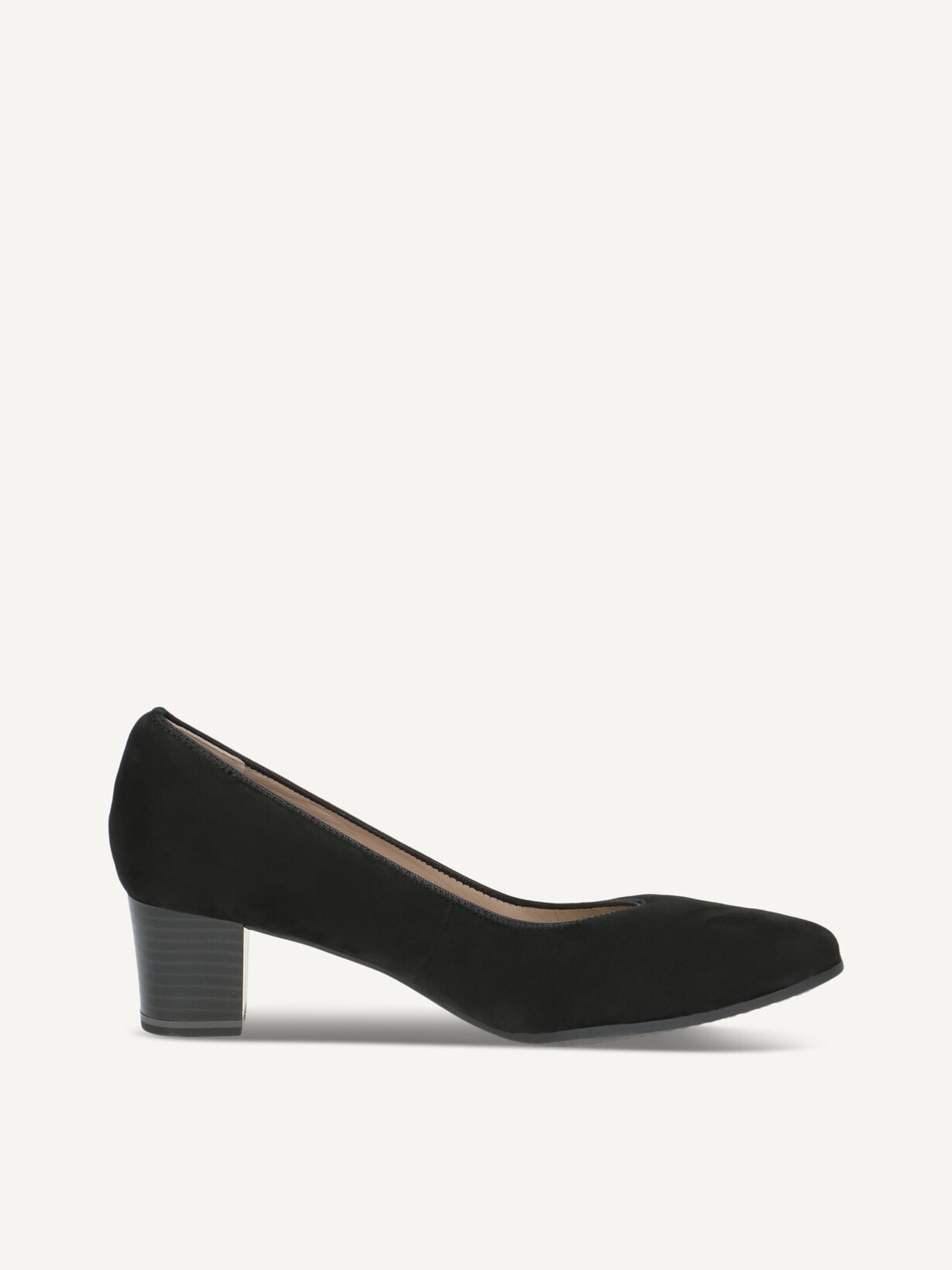 Caprice, Escarpin en cuir - noir BLACK SUEDE, image 3 sur 5