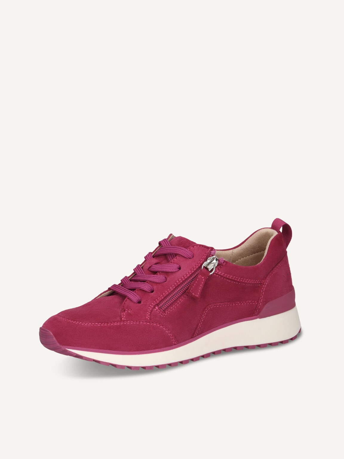 Caprice, Leather Sneaker - pink PINK SUEDE, image 1 of 5