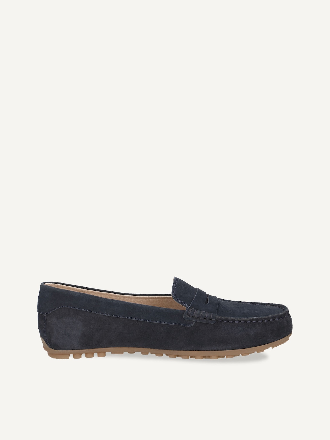 Caprice, Leather Moccasin - blue OCEAN SUEDE, image 3 of 5