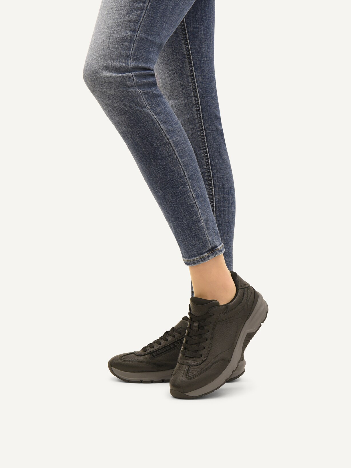 Caprice, Leather Sneaker - black BLACK DEER, image 2 of 6