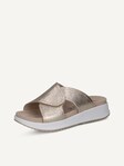 Not selected, Caprice, Leather Mule - metallic LT.GOLD DEER