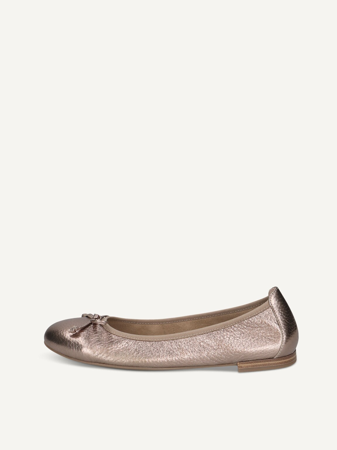 Caprice, Leather Ballerina - brown TAUPE MET.DEER, image 2 of 5
