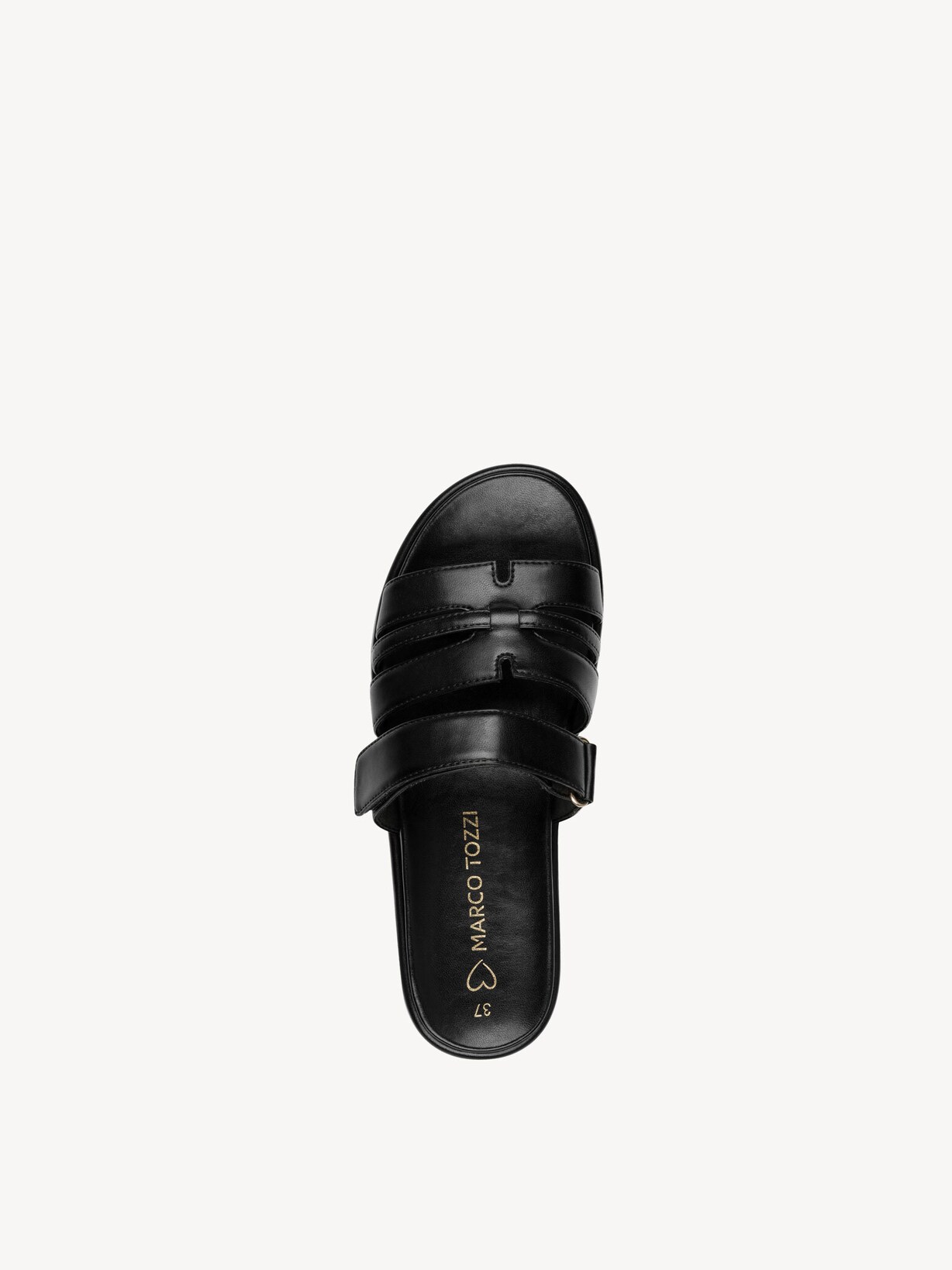 Marco Tozzi, Pantofle - černá BLACK, obrázek 5 z 6