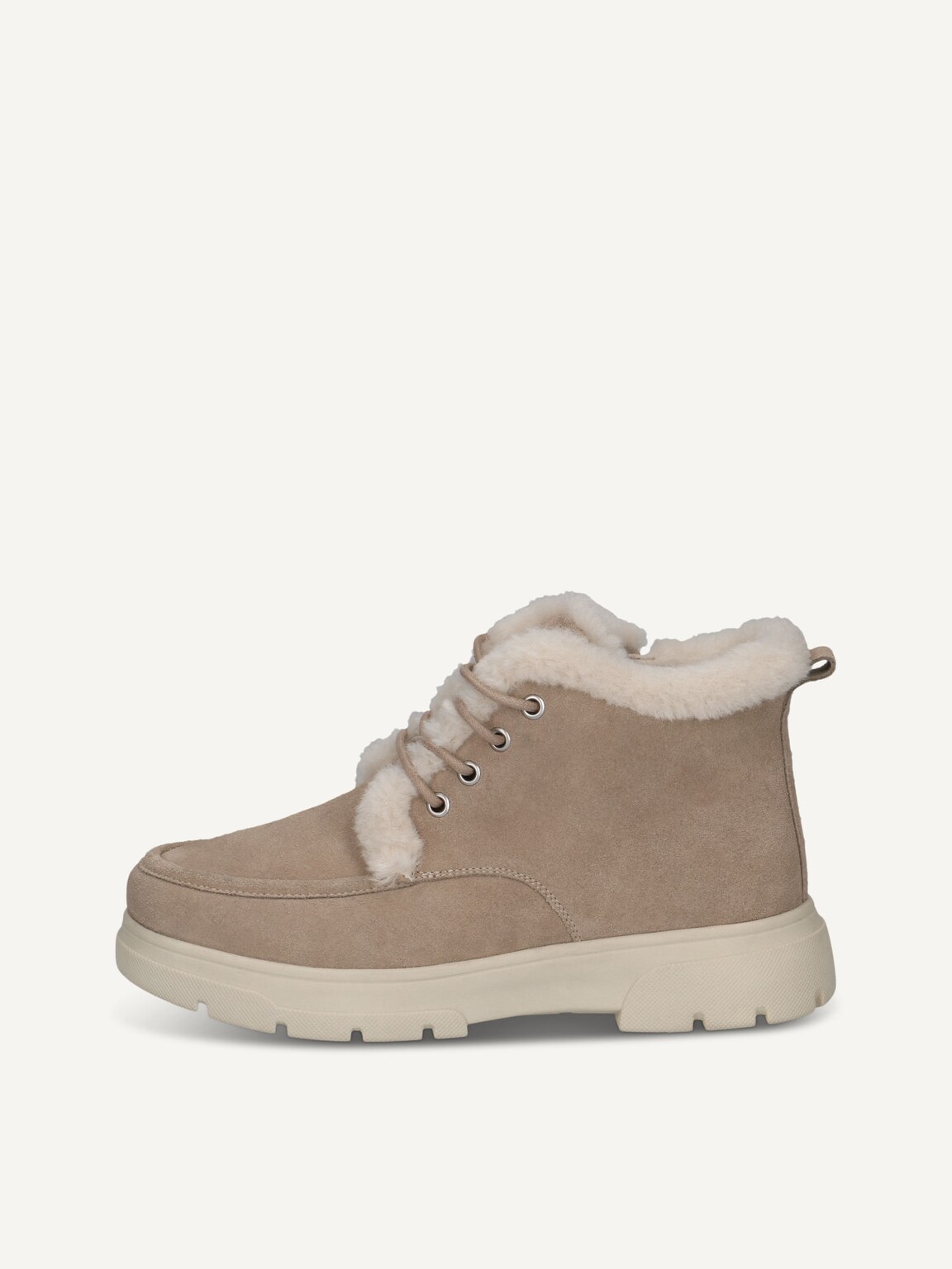 Caprice, Bootie - beige warm lining SAND SUEDE, image 2 of 5