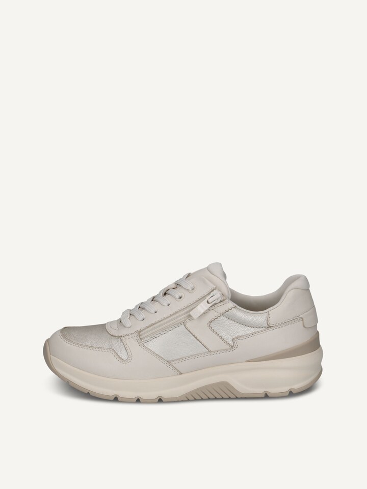 Caprice, Basket en cuir - blanc OFFWHITE COMB