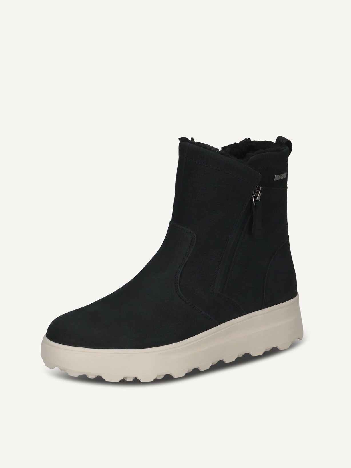 Caprice, Bottine en cuir - noir BLACK NUBUC, image 2 sur 5
