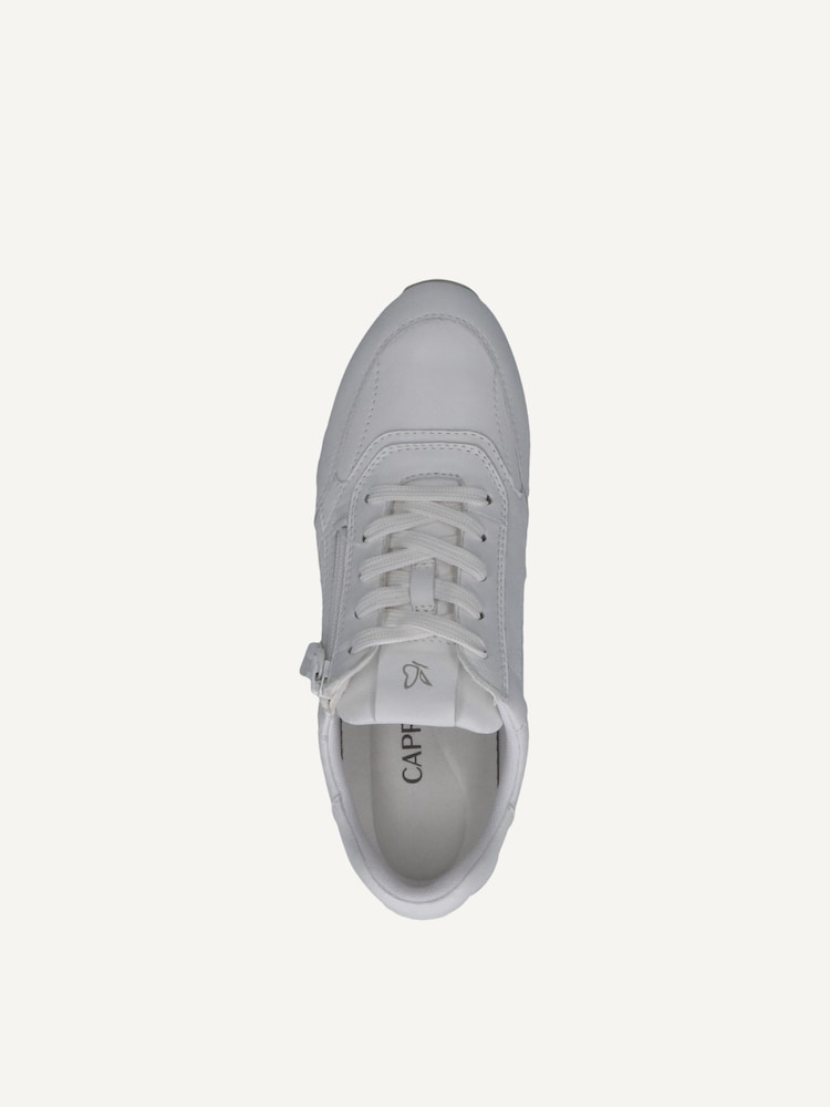 Caprice, Basket en cuir - blanc WHITE SOFTNAP., image 4 sur 5