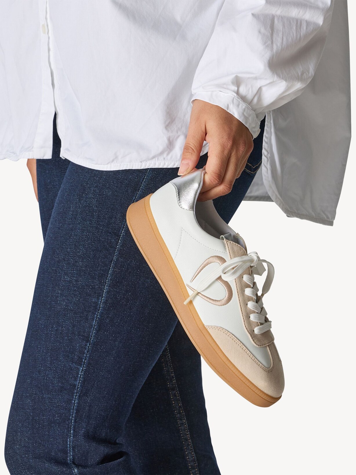 Marco Tozzi, Sneaker - weiß WHITE/DUNE, Bild 2 von 7