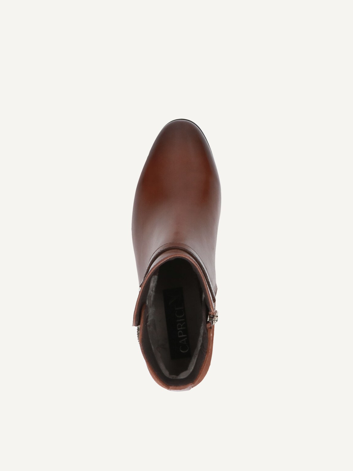 Caprice, Leather Bootie - brown COGNAC COMB, image 5 of 5