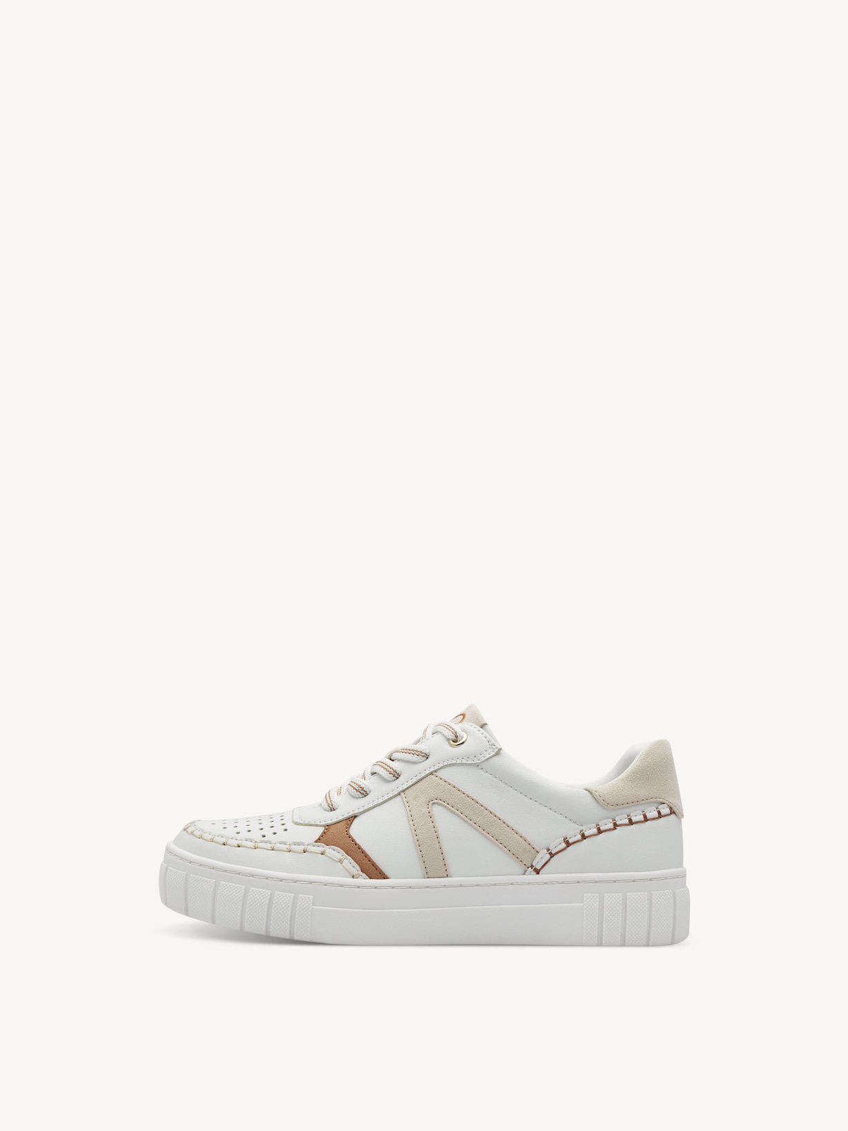Marco Tozzi, Sneaker - weiß WHITE/DUNE, Bild 2 von 6