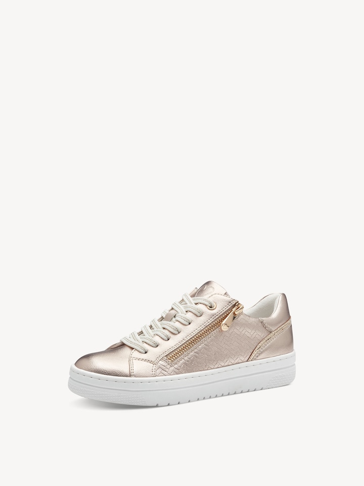 Marco Tozzi, Sneaker - metallic PLATINUM