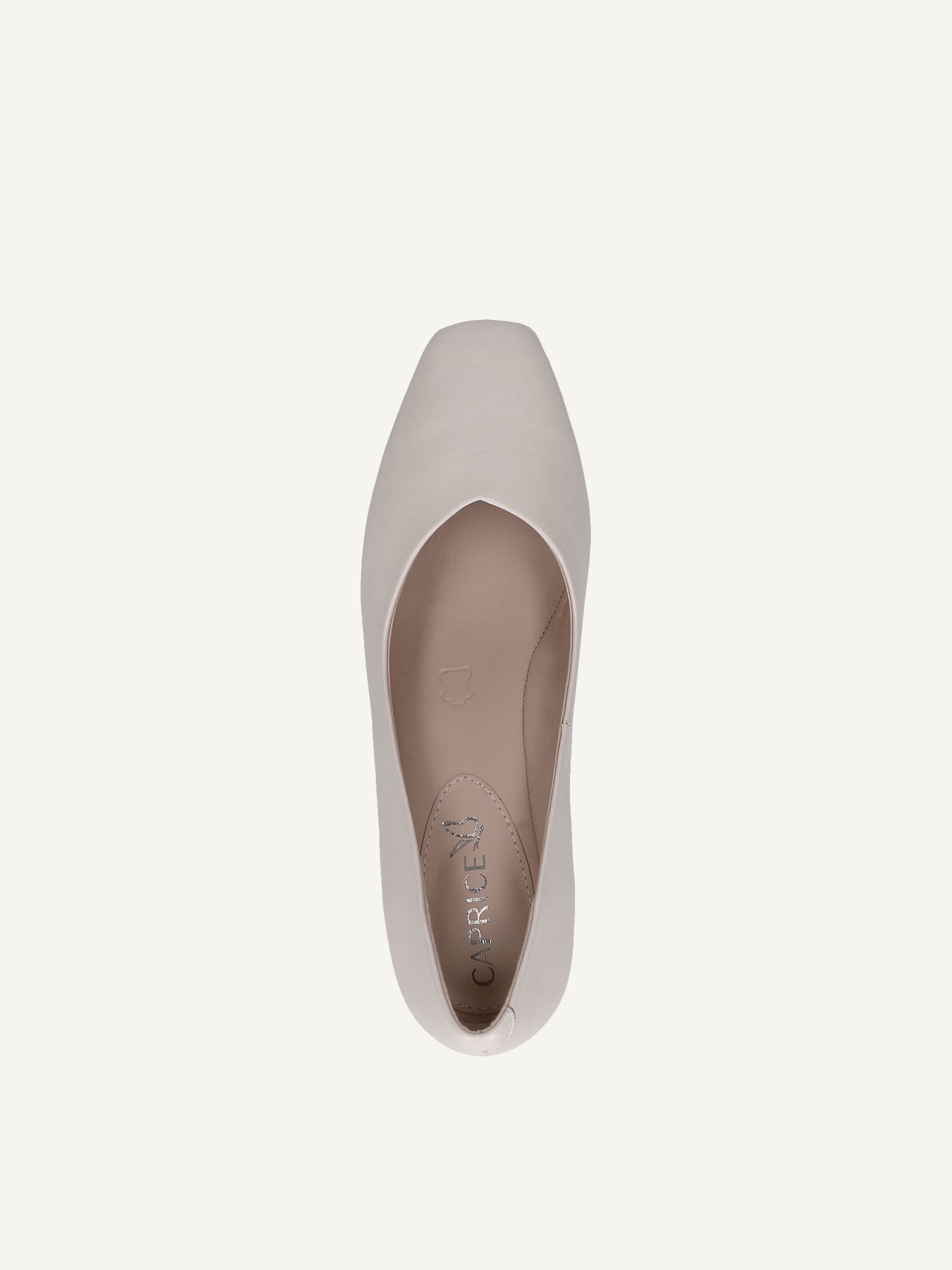 Caprice, Escarpin en cuir - beige CREAM PERLATO, image 5 sur 6