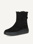 Not selected, Caprice, Leather Bootie - black warm lining BLACK SUEDE
