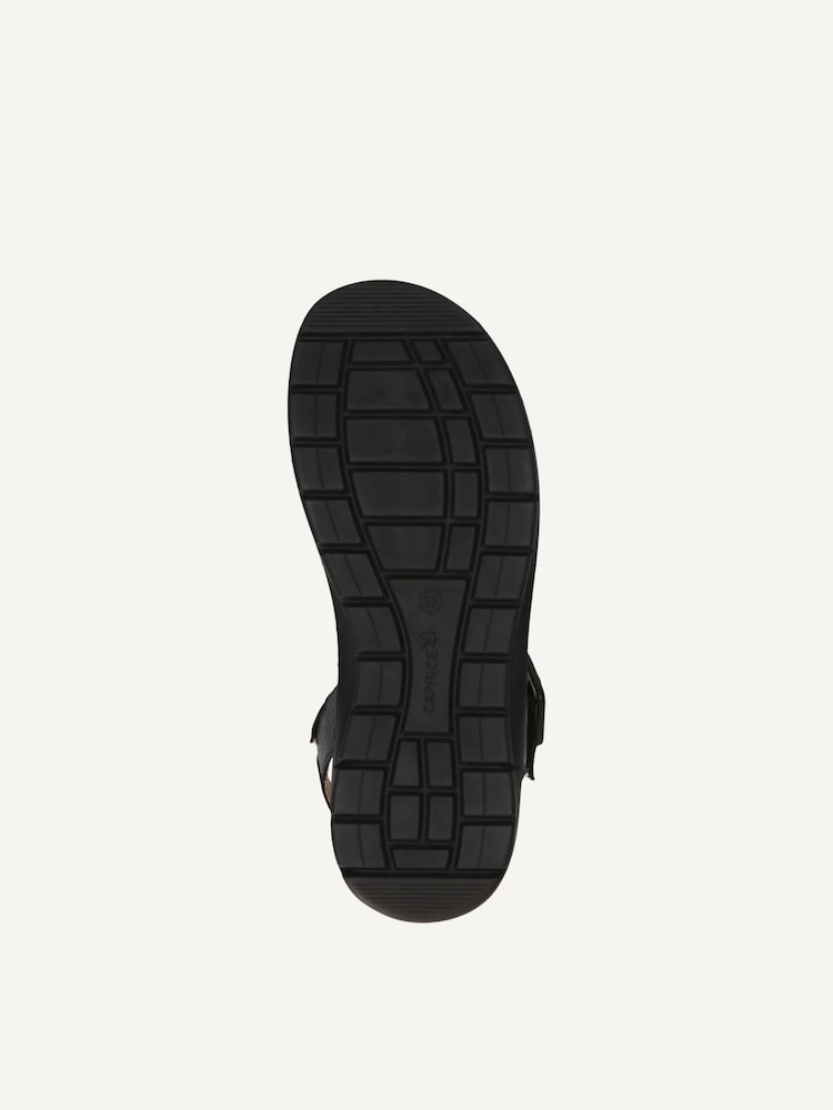 Caprice, Sandale en cuir - noir BLACK NAPPA, image 5 sur 5