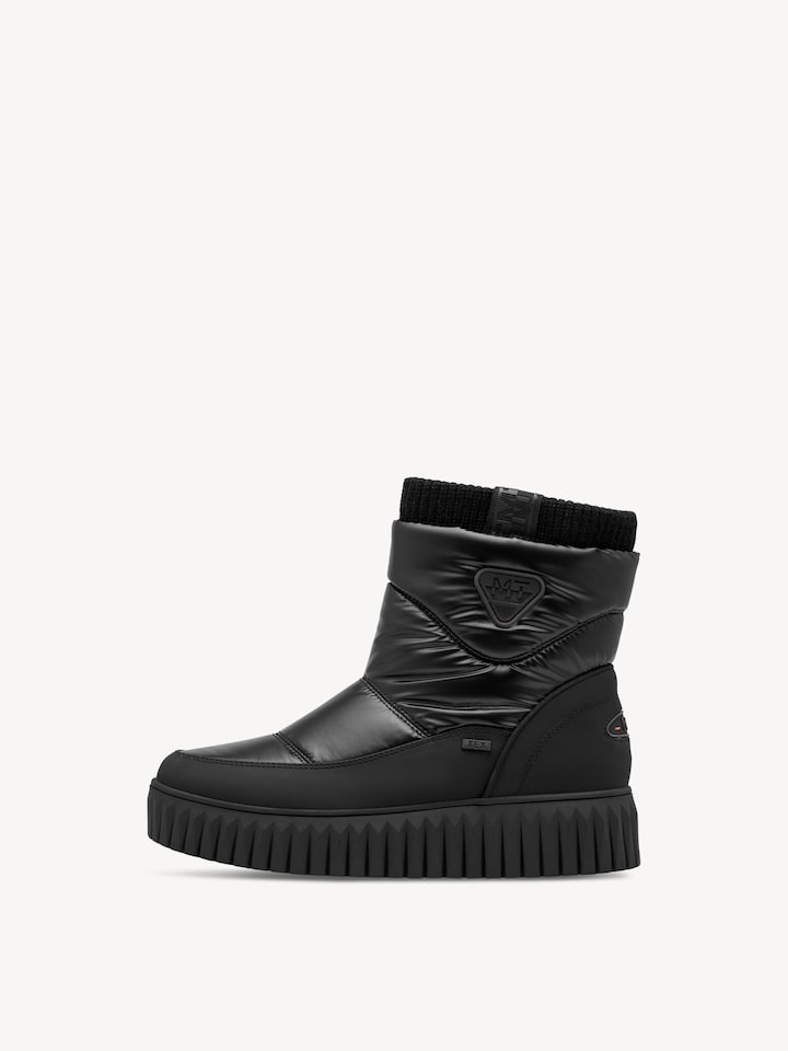 Marco Tozzi, Bootie - black warm lining, BLACK COMB