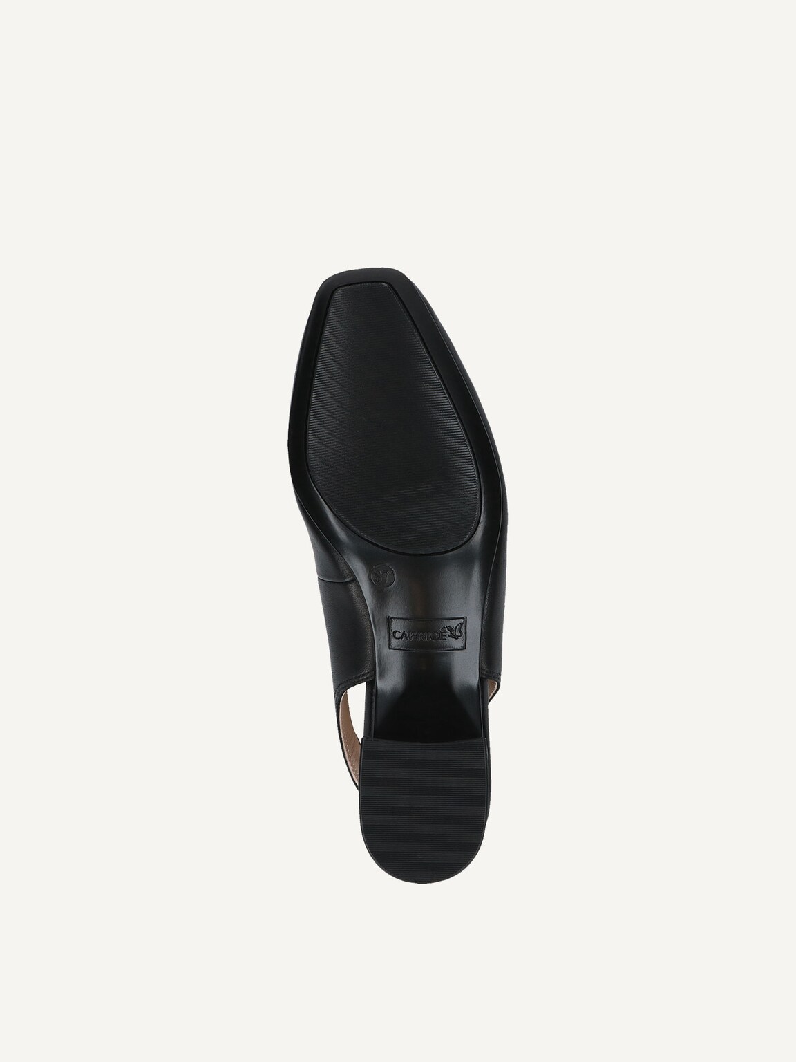 Caprice, Leather sling pumps - black BLACK NAPPA, image 4 of 5