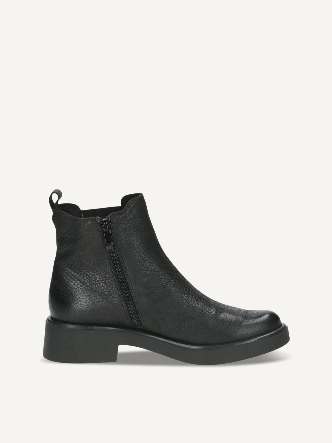 Caprice, Leather Chelsea boot - black BLACK NUBUC, image 3 of 5