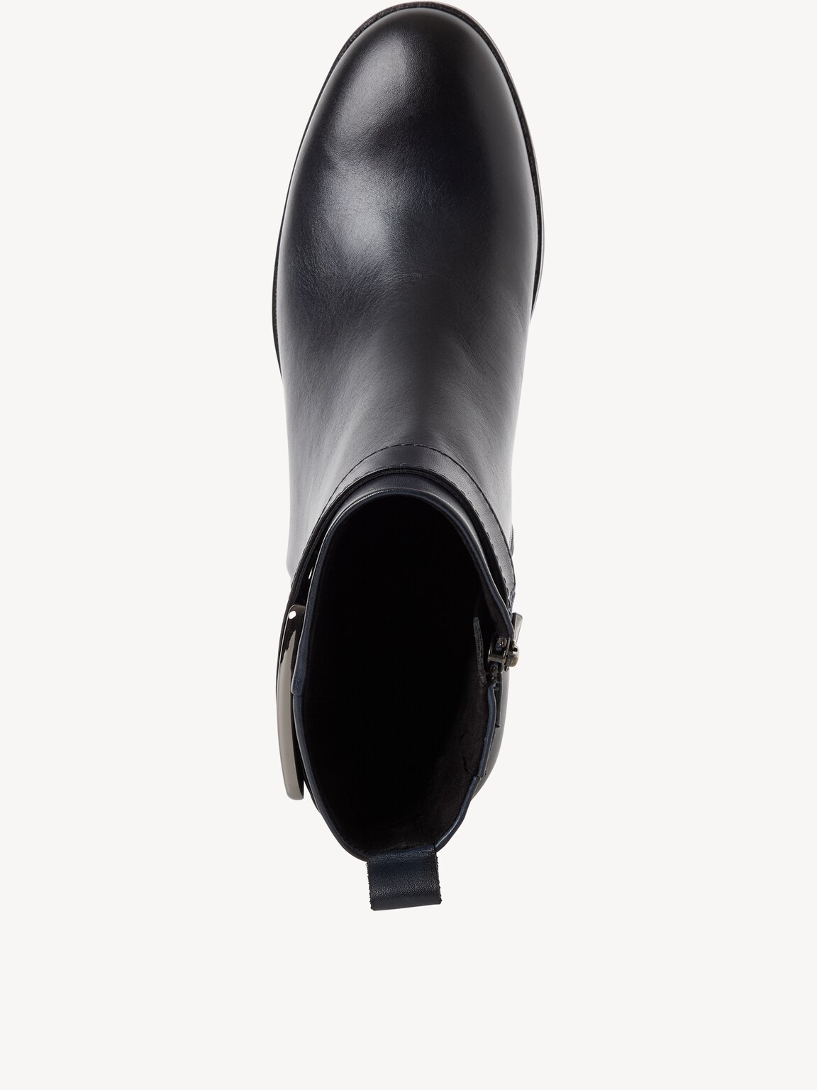 Marco Tozzi, Lederstiefelette - blau DK.NAVY, Bild 3 von 6