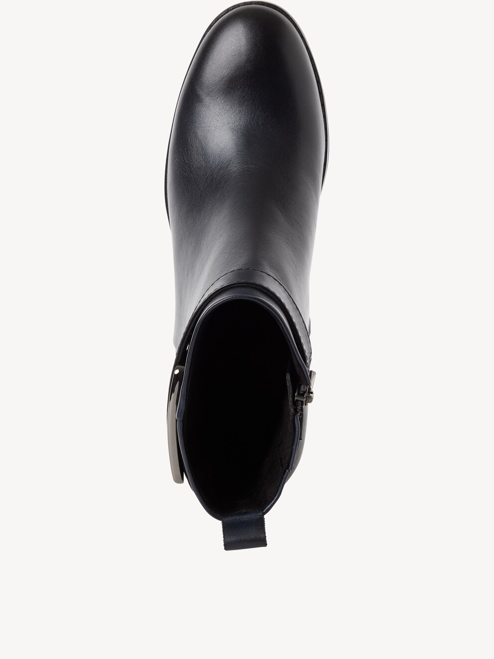 Marco Tozzi, Bottine en cuir - bleu DK.NAVY, image 5 sur 6