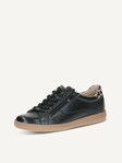 Selected, Caprice, Leather Sneaker - black BLACK NAPPA