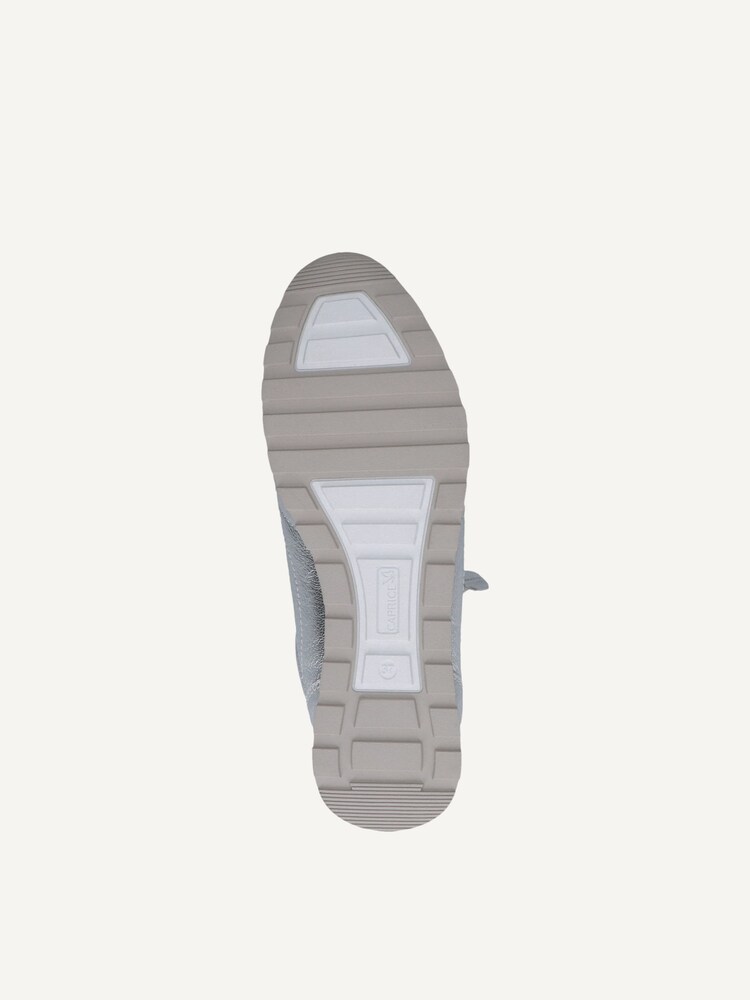Caprice, Leather Sneaker - metallic SILVER METAL., image 4 of 5
