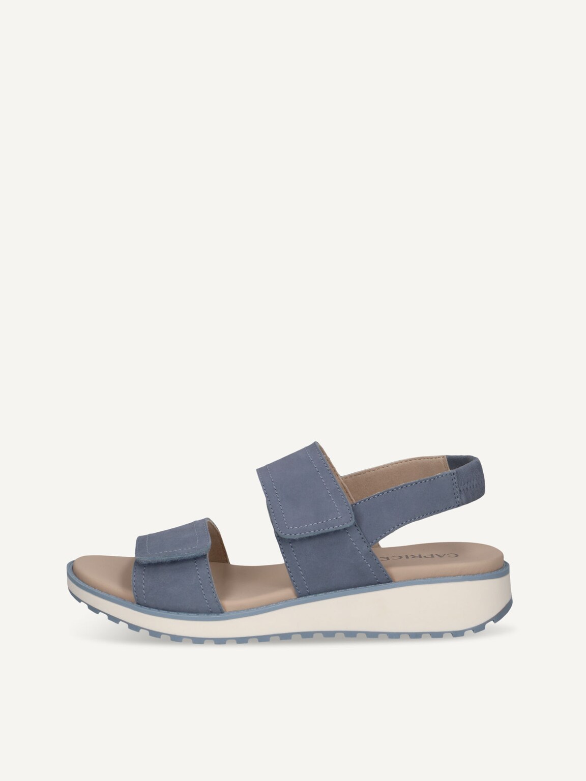 Caprice, Leather Sandal - blue LT.BLUE SUEDE, image 2 of 5