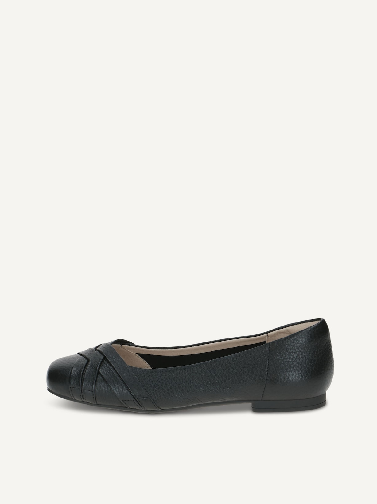Caprice, Ballerine en cuir - noir BLACK DEER, image 1 sur 5