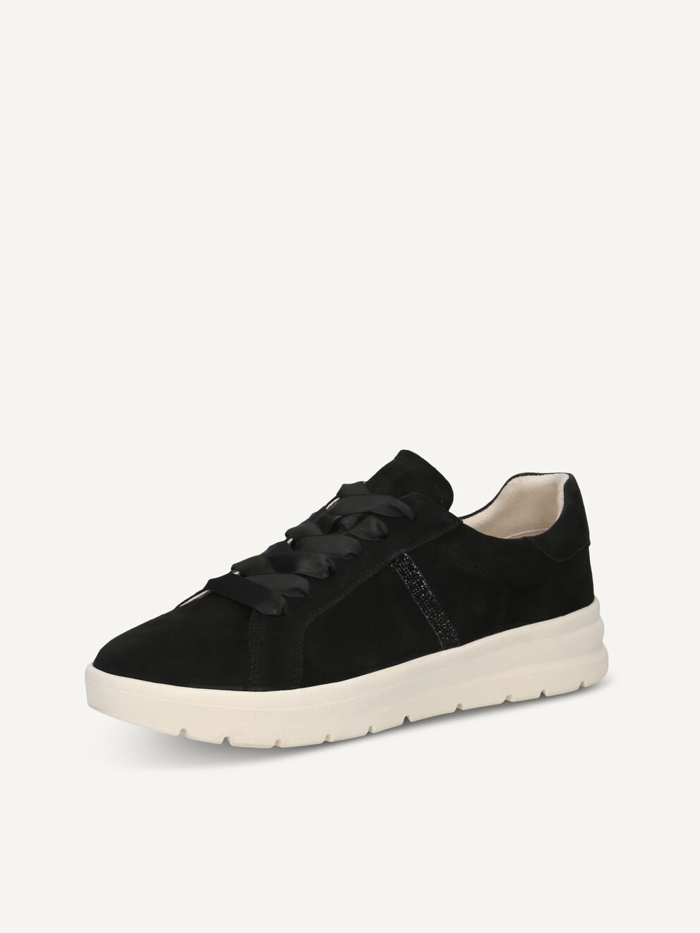 Caprice, Leather Low shoes - black BLACK SUEDE, image 1 of 6