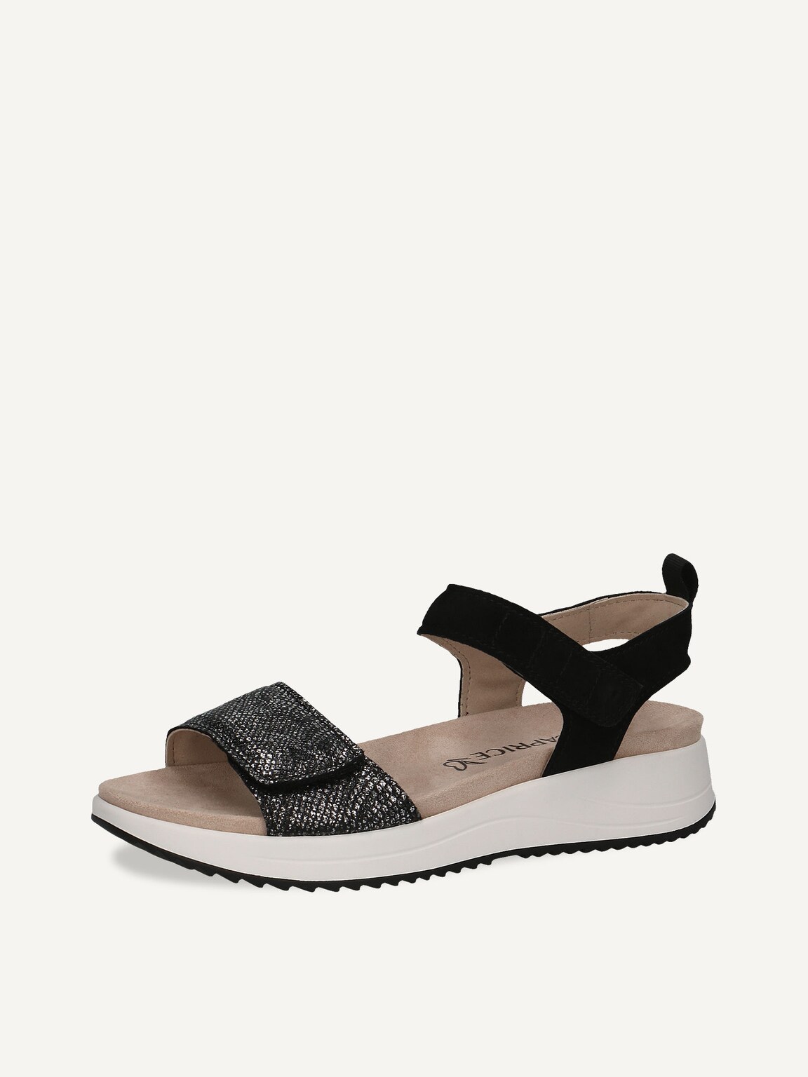 Caprice, Leather Sandal - black BLACK COMB, image 1 of 6