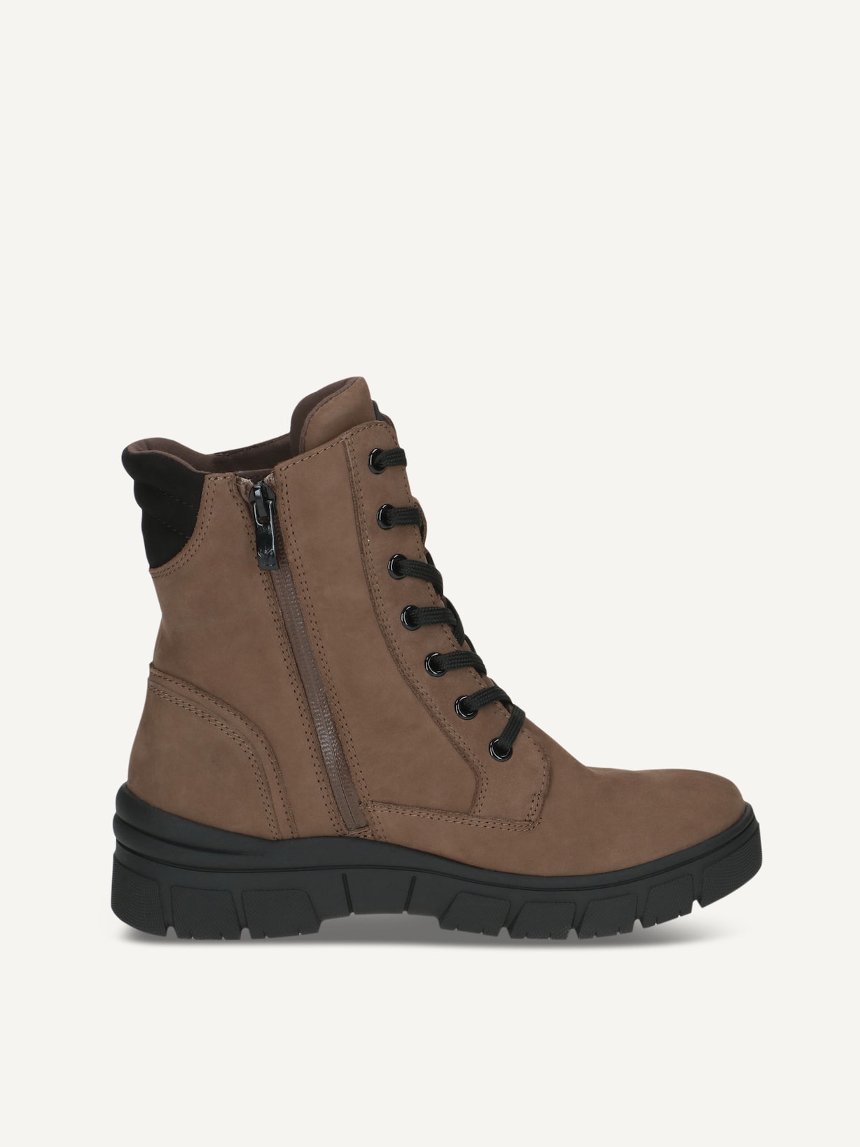 Caprice, Bottine en cuir - beige doublure chaude TAUPE COMB, image 3 sur 5