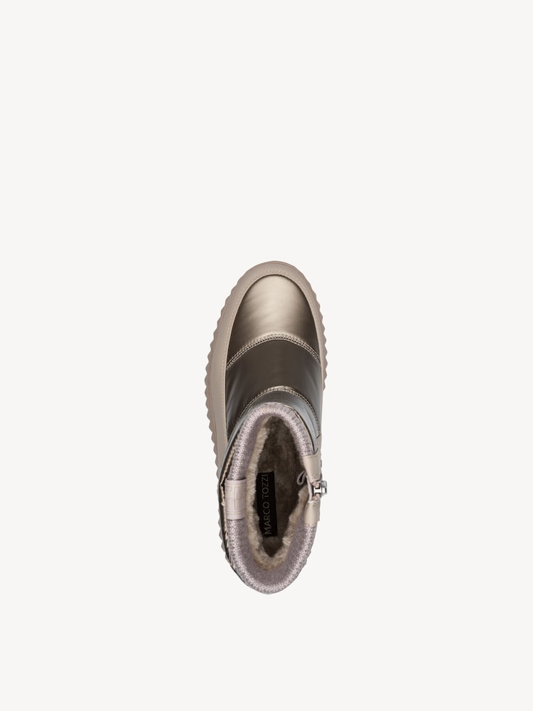 Marco Tozzi, Bootie - beige warm lining, TAUPE COMB, Image 3 of 6
