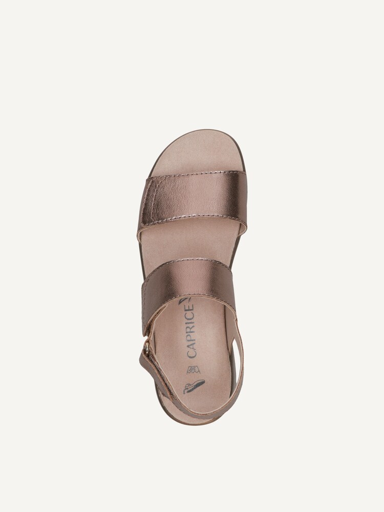 Caprice, Leather Sandal - brown TAUPE METALLIC, image 6 of 6