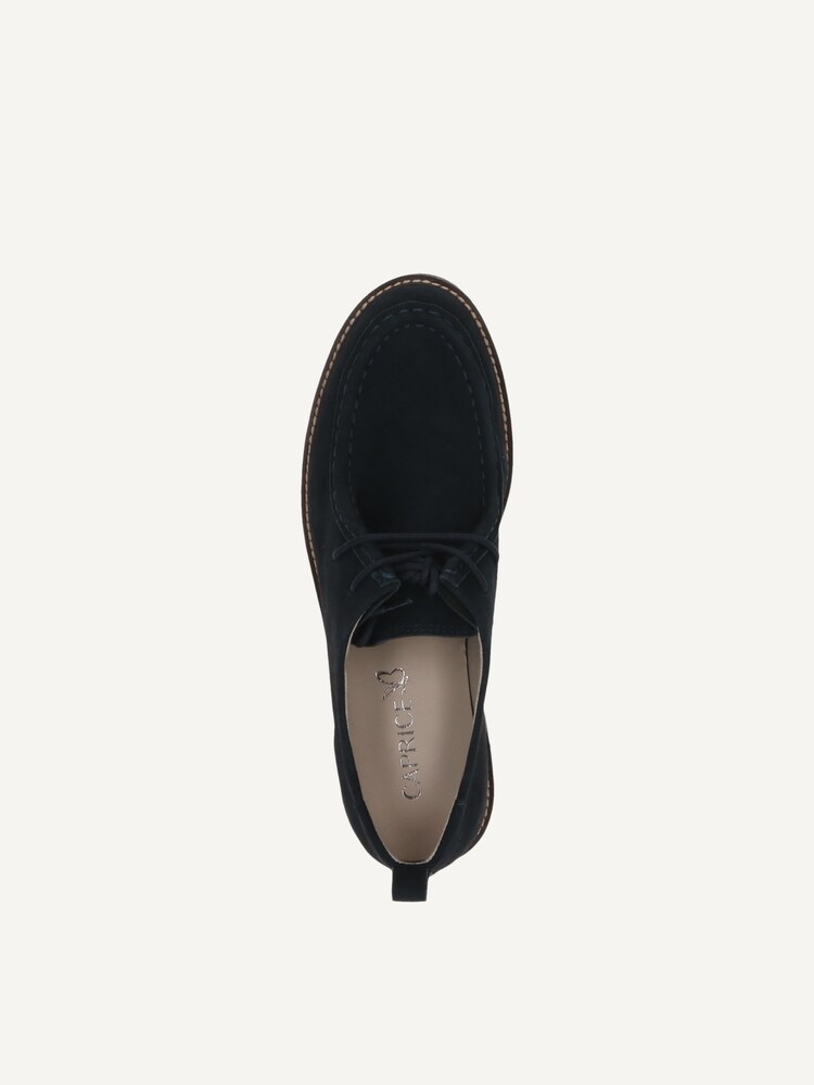 Caprice, Derbie en cuir - bleu OCEAN SUEDE, image 4 sur 5