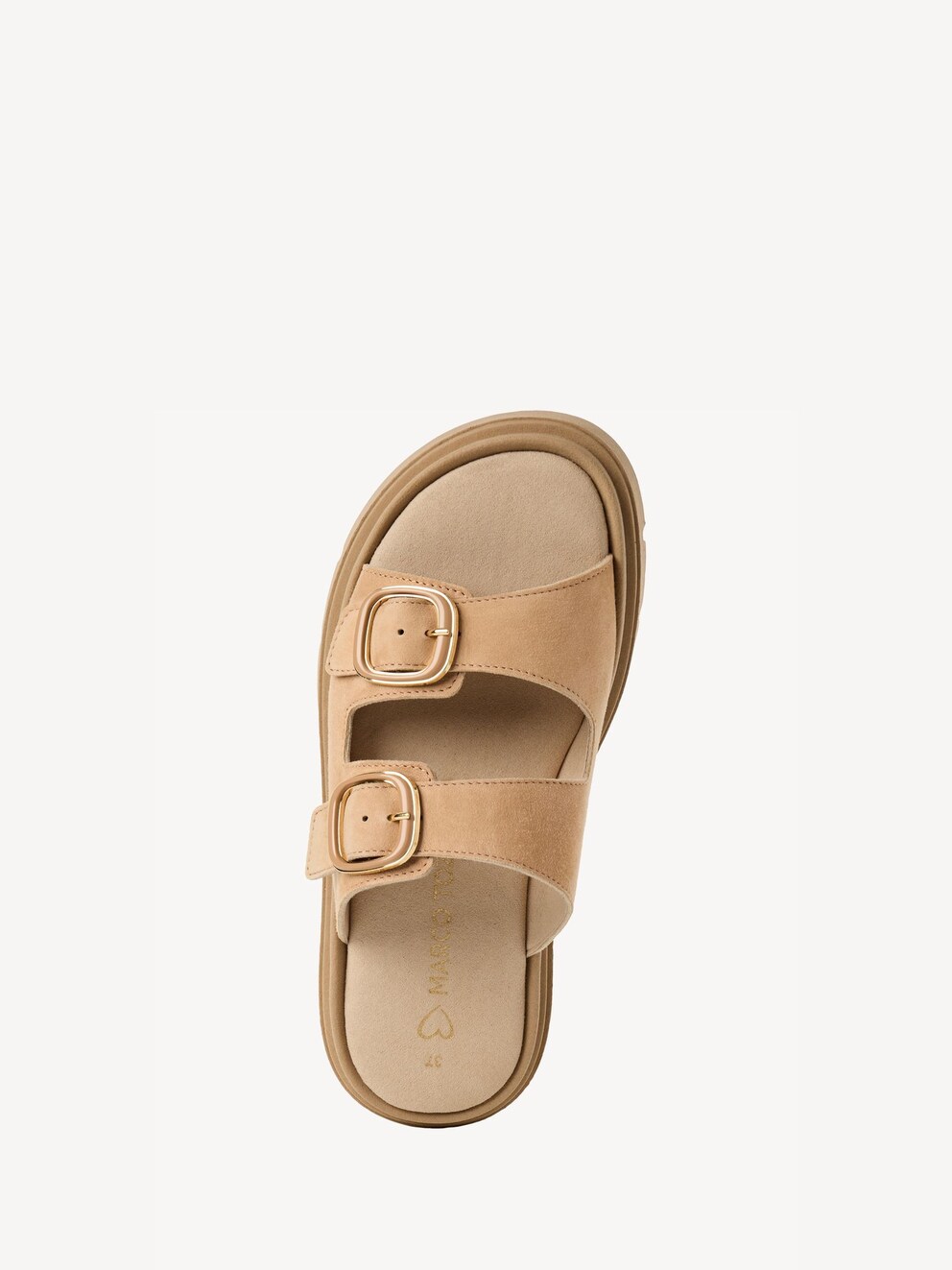 Marco Tozzi, Ciabatte - beige DUNE SUEDE, immagine 5 di 6