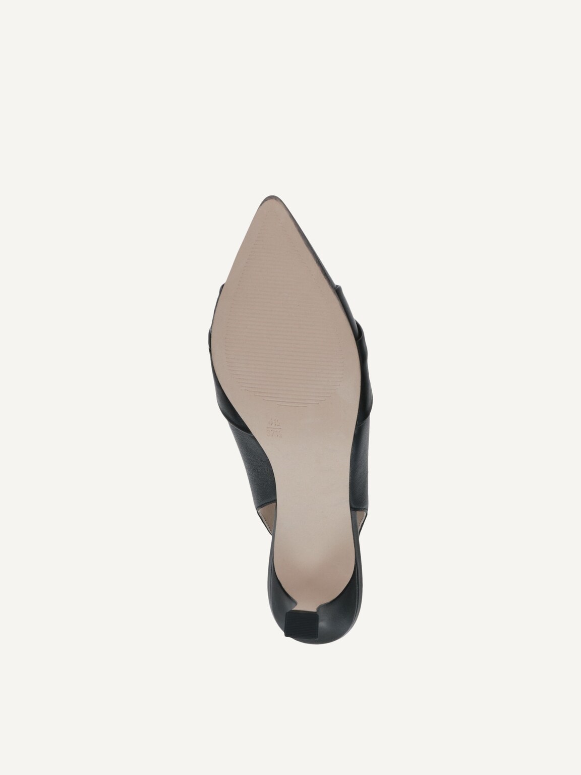 Caprice, Leather sling pumps - black BLACK NAPPA, image 4 of 5