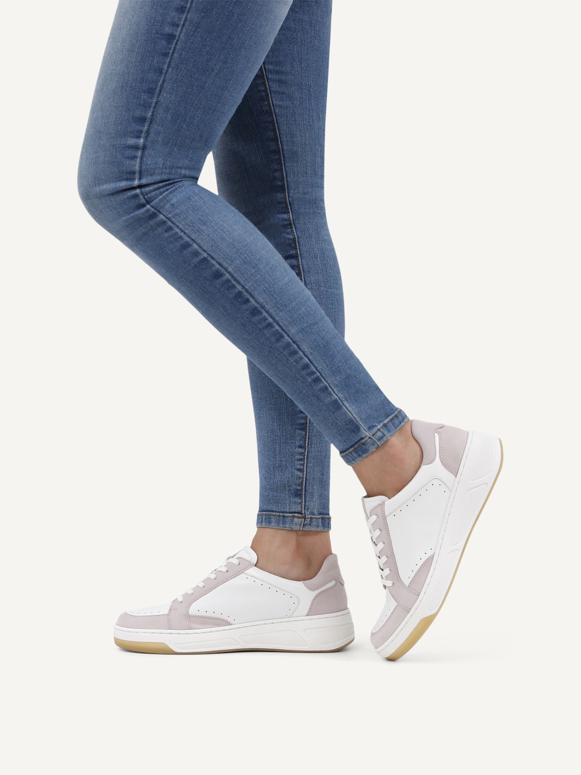 Caprice, Leather Sneaker - rose OLDROSE SUEDE, image 2 of 6