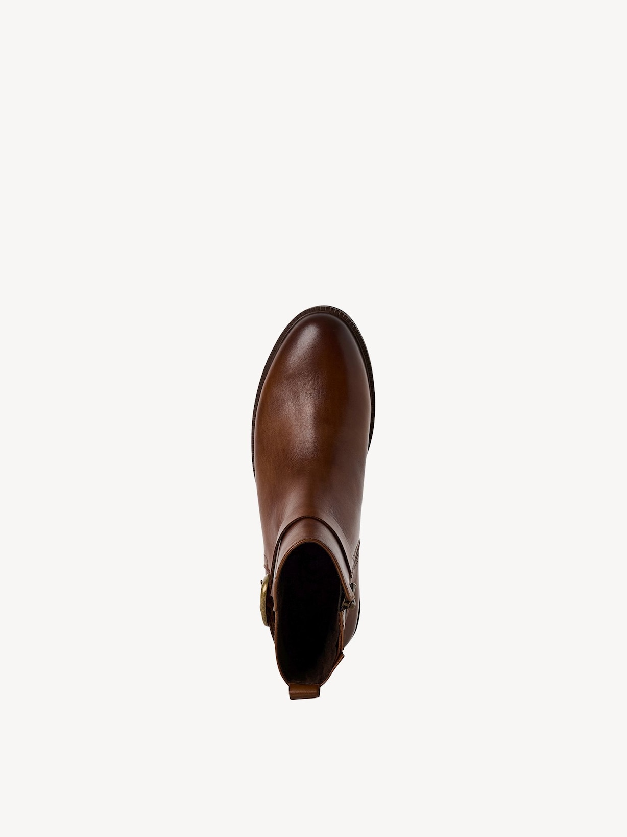 Marco Tozzi, Leren Enkellaarsje - bruin COGNAC, afbeelding 5 van 6