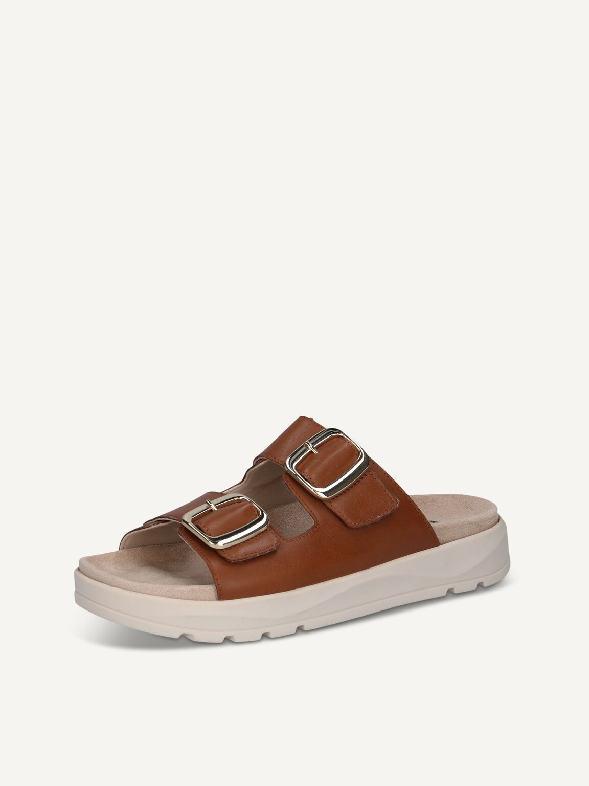 Caprice, Leather Mule - brown COGNAC NAPPA, image 1 of 5