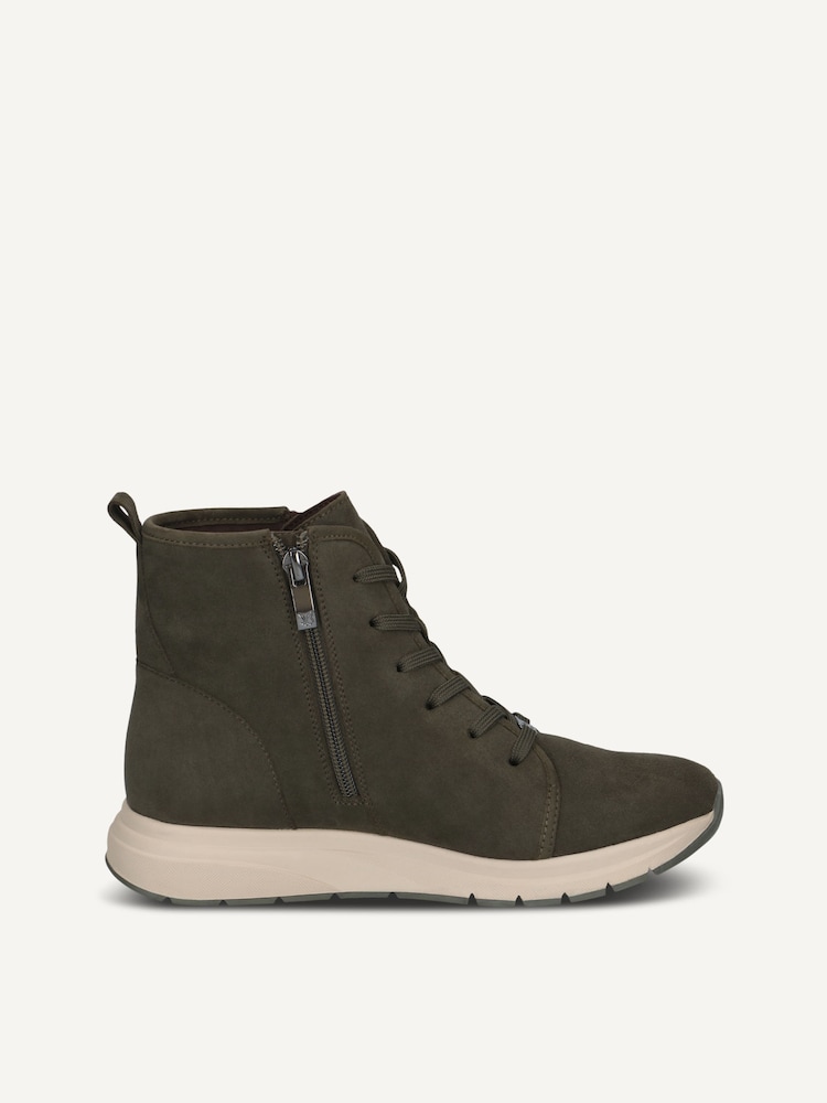 Caprice, Leather Bootie - khaki KHAKI SUEDE, image 3 of 5